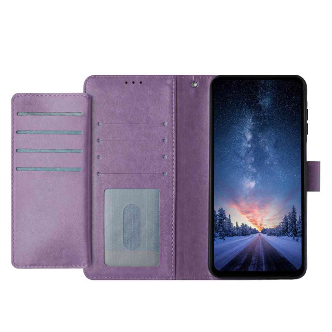 Housse Samsung Galaxy A37 Portefeuille Support 8 Cartes