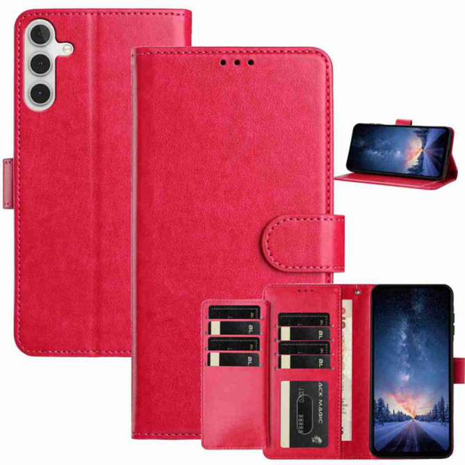 Housse Samsung Galaxy A37 Portefeuille Support 8 Cartes