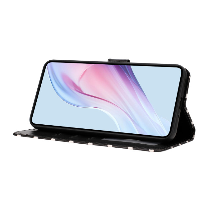 Housse Samsung Galaxy A37 Pois Portefeuille Support