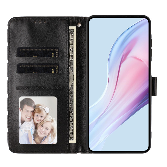 Housse Samsung Galaxy A37 Pois Portefeuille Support