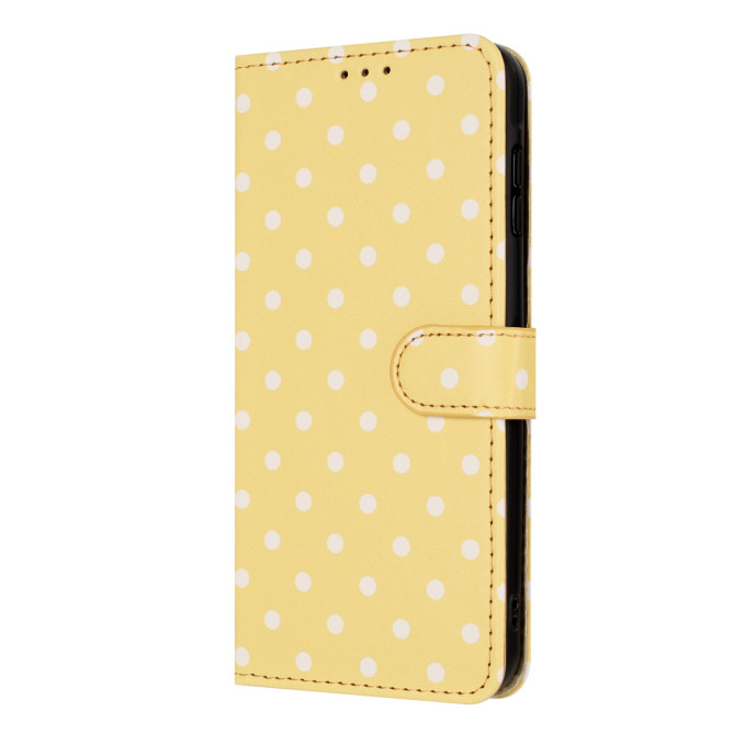 Housse Samsung Galaxy A37 Pois Portefeuille Support