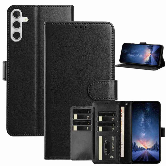 Housse Samsung Galaxy A37 Portefeuille Support 8 Cartes