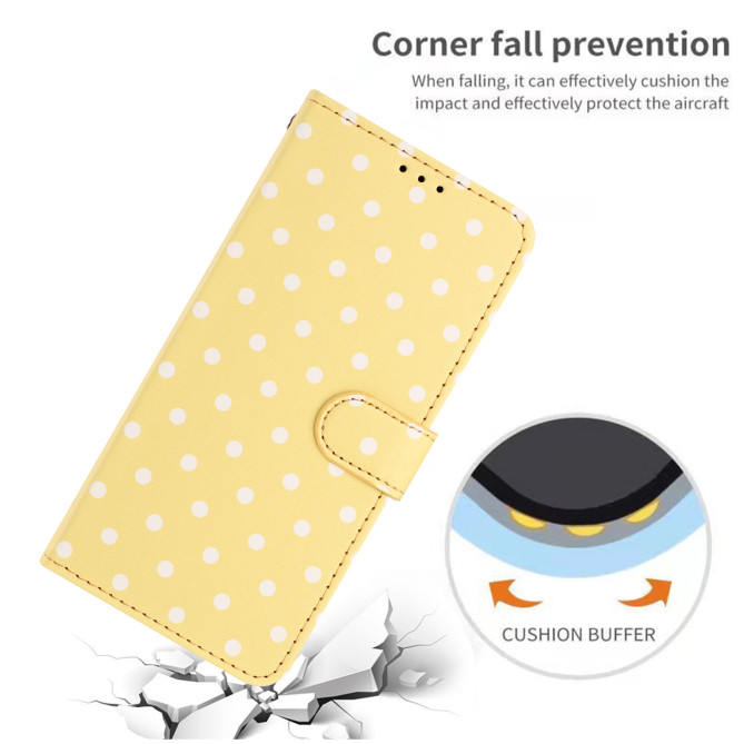 Housse Samsung Galaxy A37 Pois Portefeuille Support