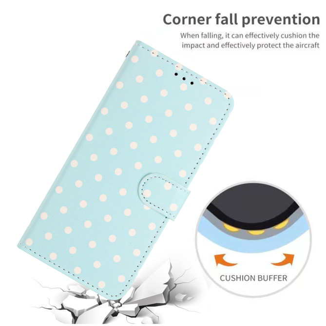 Housse Samsung Galaxy A37 Pois Portefeuille Support