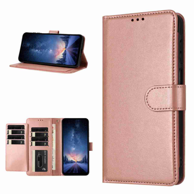 Housse Samsung Galaxy A37 Portefeuille Support 8 Cartes