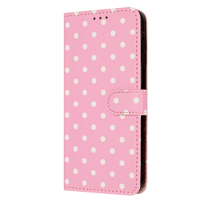 Housse Samsung Galaxy A37 Pois Portefeuille Support