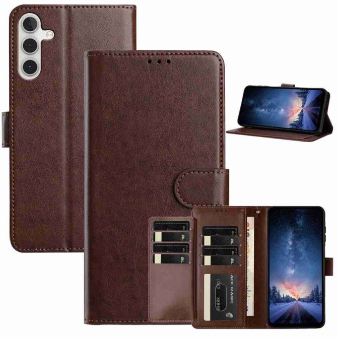 Housse Samsung Galaxy A37 Portefeuille Support 8 Cartes