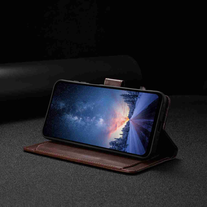 Housse Samsung Galaxy A37 Portefeuille Support 8 Cartes