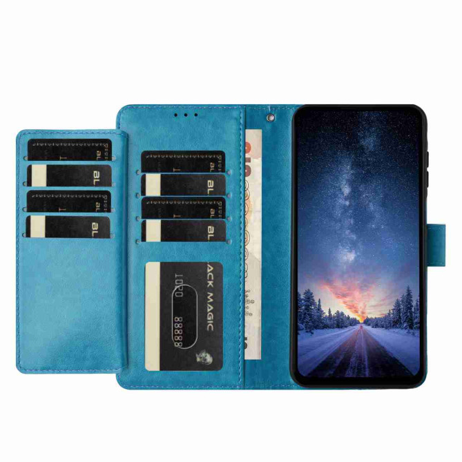 Housse Samsung Galaxy A37 Portefeuille Support 8 Cartes