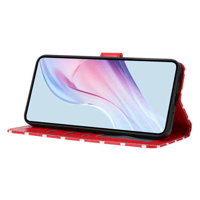 Housse Samsung Galaxy A37 Pois Portefeuille Support