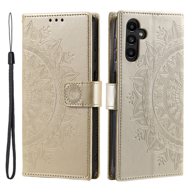 Housse Samsung Galaxy A37 Totem Portefeuille Support Dragonne