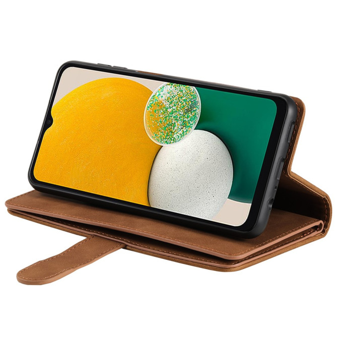 Housse Samsung Galaxy A37 Portefeuille Fermeture Éclair 9 Cartes