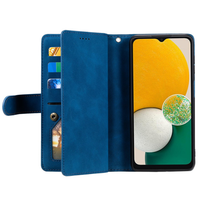 Housse Samsung Galaxy A37 Portefeuille Fermeture Éclair 9 Cartes