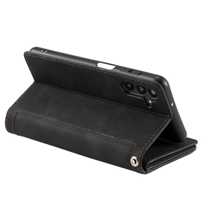 Housse Samsung Galaxy A37 Portefeuille Fermeture Éclair 9 Cartes