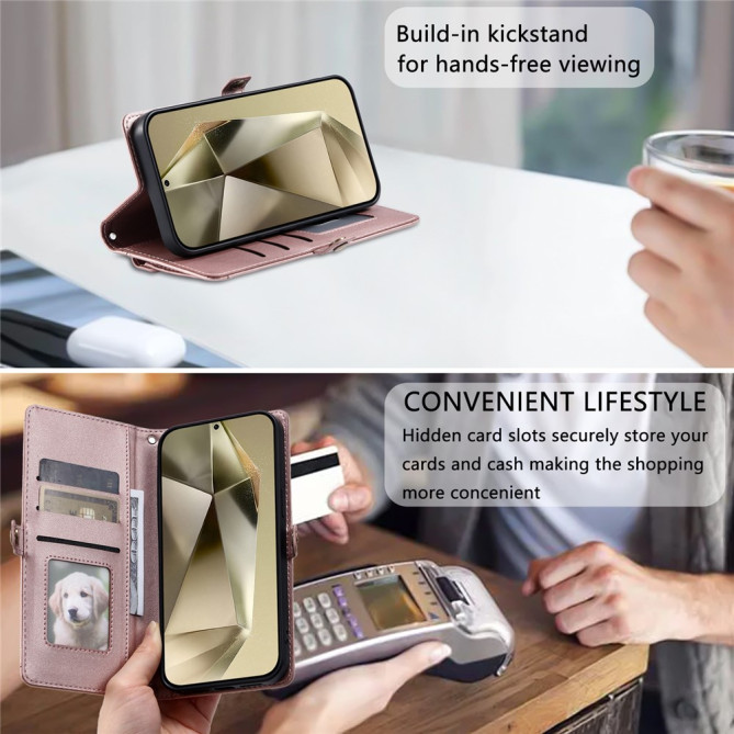 Housse Samsung Galaxy A37 Portefeuille Support avec Dragonne