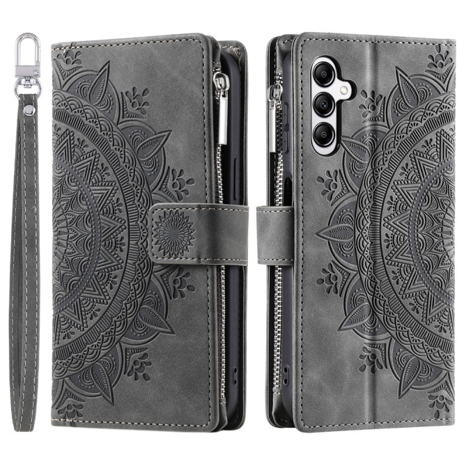 Housse Samsung Galaxy A37 Mandala Floral Portefeuille Dragonne