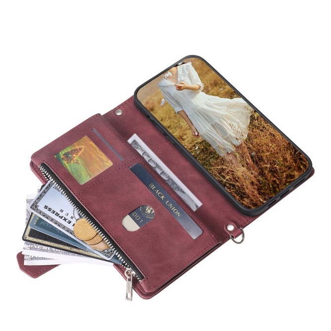 Housse Samsung Galaxy A37 Losange Portefeuille Dragonne