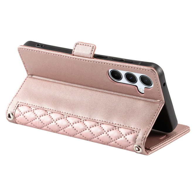 Housse Samsung Galaxy A37 Losange Portefeuille Support Dragonne