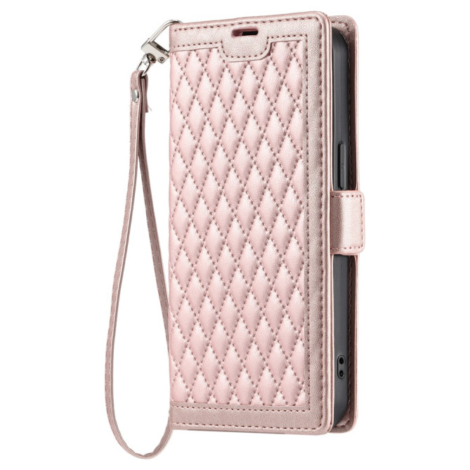 Housse Samsung Galaxy A37 Losange Portefeuille Support Dragonne