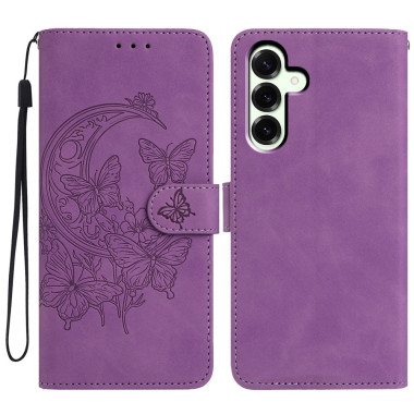 Housse Samsung Galaxy A37 Papillon Floral Portefeuille Support
