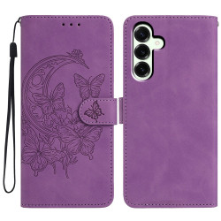 Housse Samsung Galaxy A37 Papillon Floral Portefeuille Support