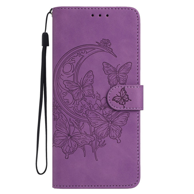 Housse Samsung Galaxy A37 Papillon Floral Portefeuille Support
