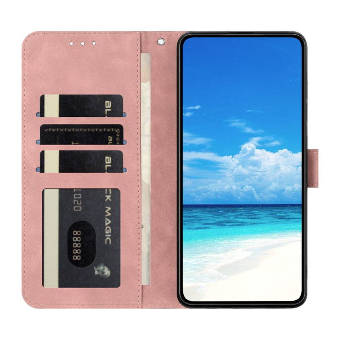 Housse Samsung Galaxy A37 Papillon Floral Portefeuille Support