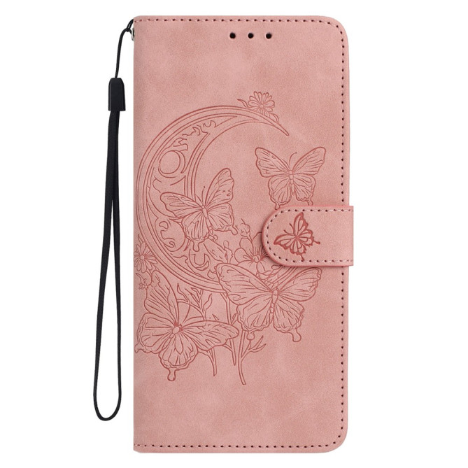 Housse Samsung Galaxy A37 Papillon Floral Portefeuille Support