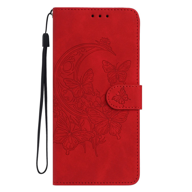 Housse Samsung Galaxy A37 Papillon Floral Portefeuille Support