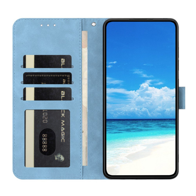 Housse Samsung Galaxy A37 Papillon Floral Portefeuille Support