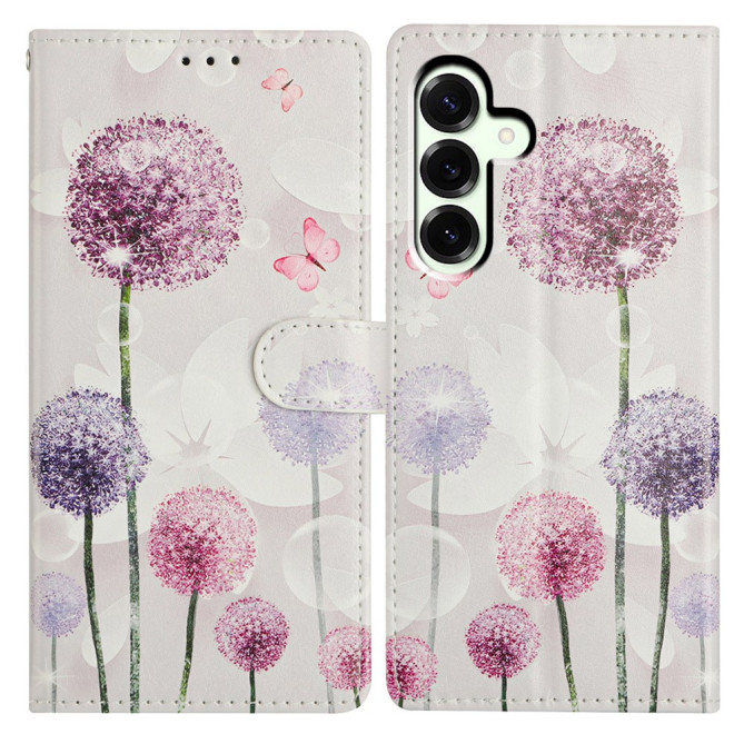 Housse Samsung Galaxy A37 Pissenlit Portefeuille Support Dragonne