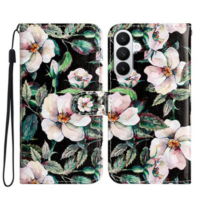 Housse Samsung Galaxy A37 Magnolia Portefeuille Support Dragonne