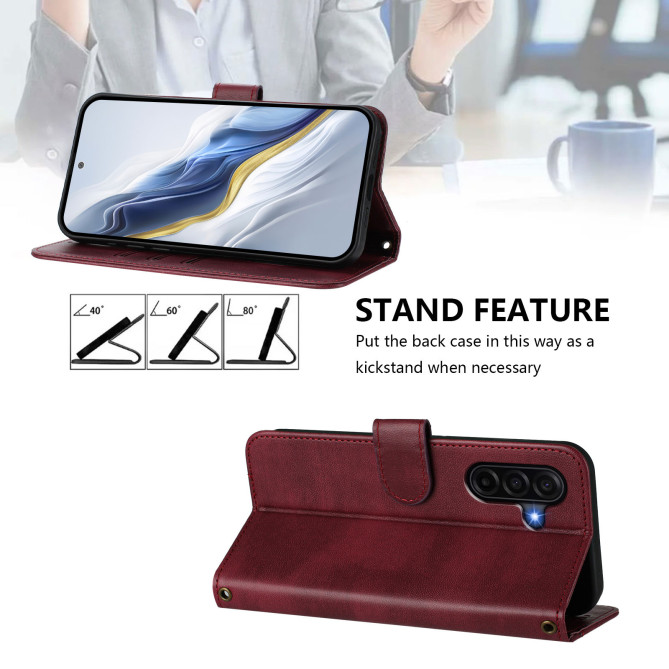 Housse Samsung Galaxy A37 Portefeuille Support Rétro