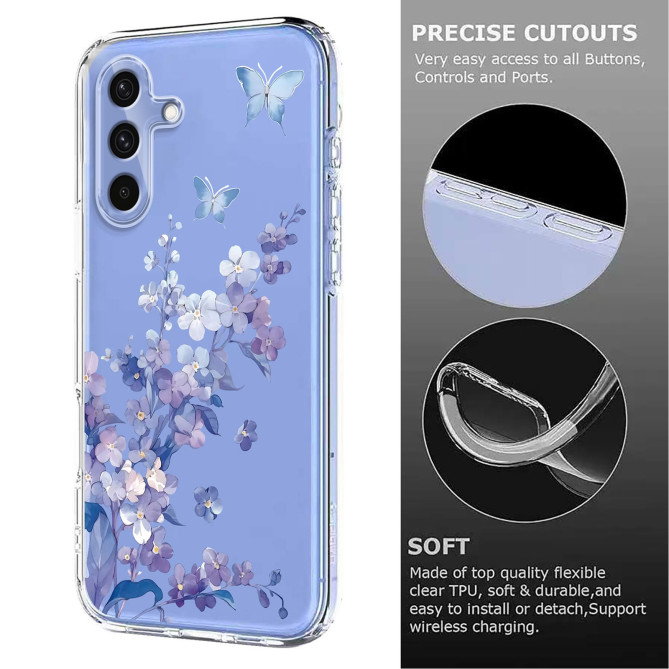 Coque Samsung Galaxy A37 Papillon Floral