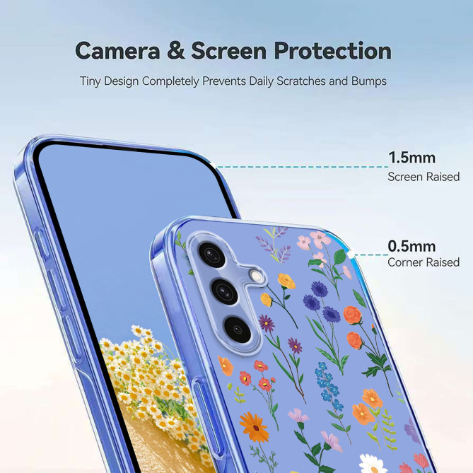 Coque Samsung Galaxy A37 Papillon Floral ALBA