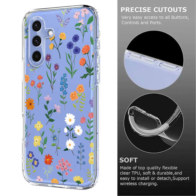 Coque Samsung Galaxy A37 Papillon Floral ALBA