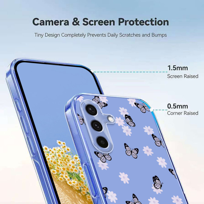 Coque Samsung Galaxy A37 Papillon Floral BRIA