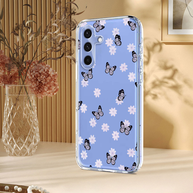 Coque Samsung Galaxy A37 Papillon Floral BRIA
