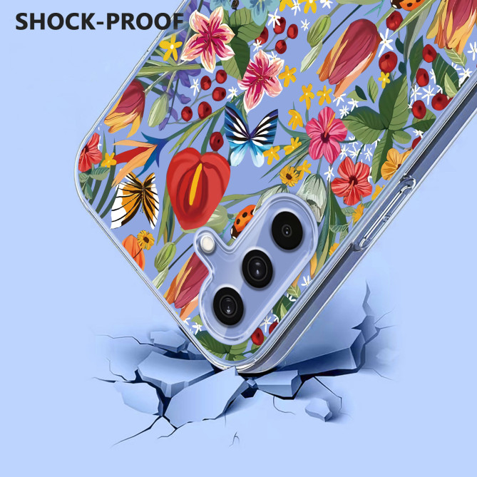 Coque Samsung Galaxy A37 Papillon Floral CARA