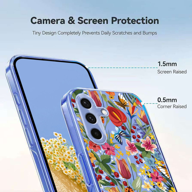 Coque Samsung Galaxy A37 Papillon Floral CARA