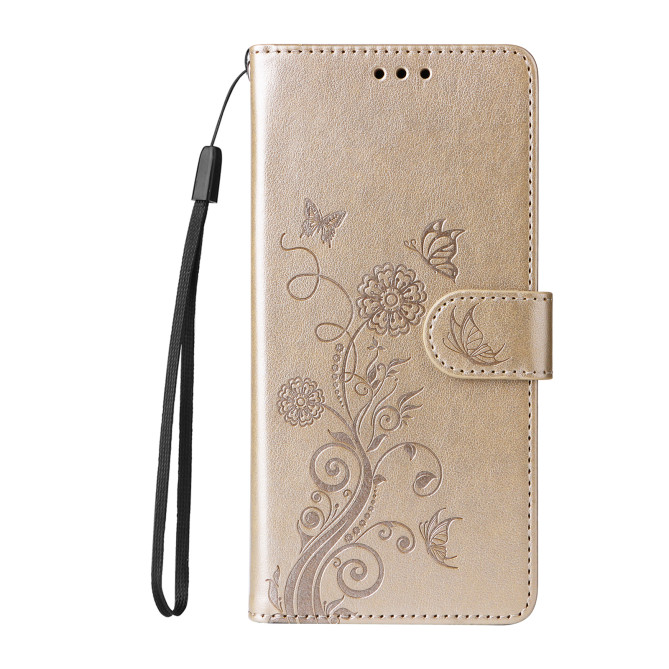 Housse Samsung Galaxy A37 Papillon Floral Portefeuille Support ALBA