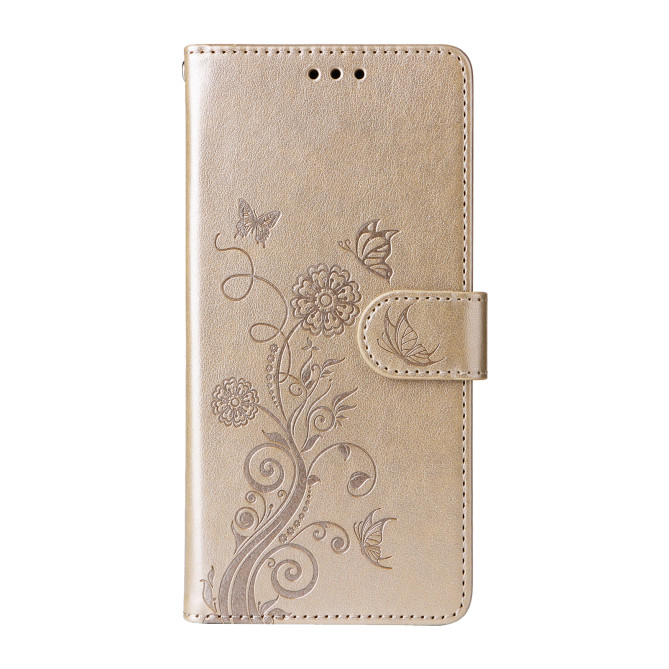 Housse Samsung Galaxy A37 Papillon Floral Portefeuille Support ALBA