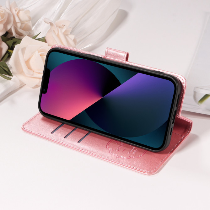 Housse Samsung Galaxy A37 Papillon Floral Portefeuille Support ALBA