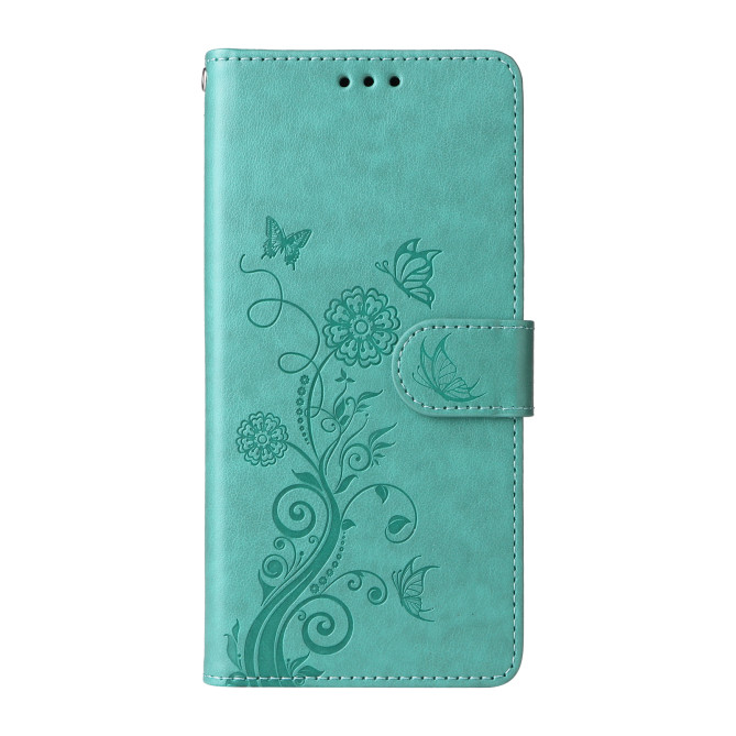 Housse Samsung Galaxy A37 Papillon Floral Portefeuille Support ALBA