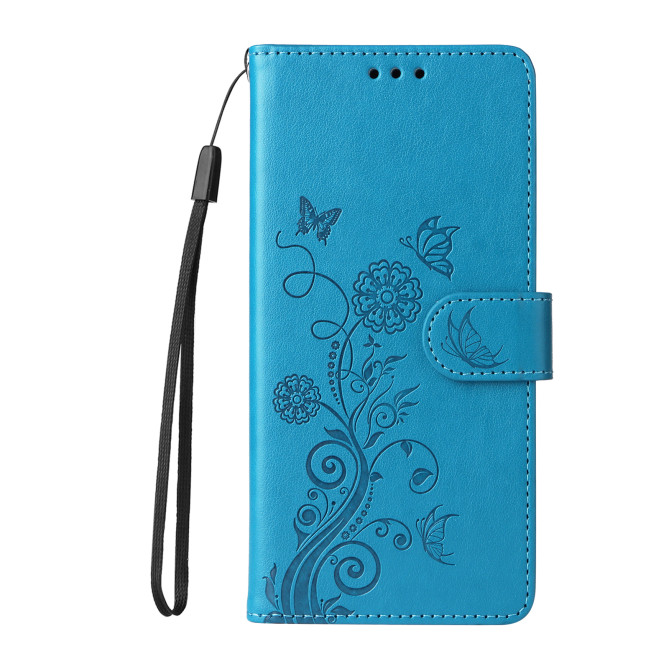 Housse Samsung Galaxy A37 Papillon Floral Portefeuille Support ALBA