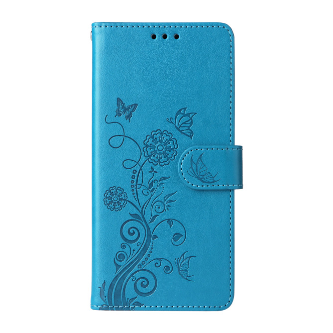 Housse Samsung Galaxy A37 Papillon Floral Portefeuille Support ALBA