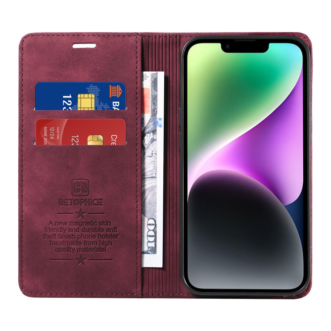 Housse Samsung Galaxy A37 BETOPNICE Portefeuille RFID Magnétique
