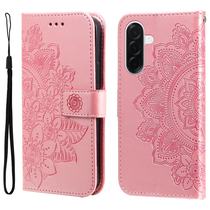 Housse Samsung Galaxy A37 Floral Portefeuille Support
