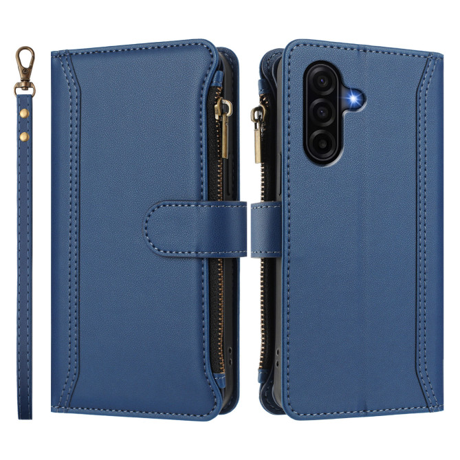 Housse Samsung Galaxy A37 Portefeuille Fermeture Éclair 9 Cartes ALBA