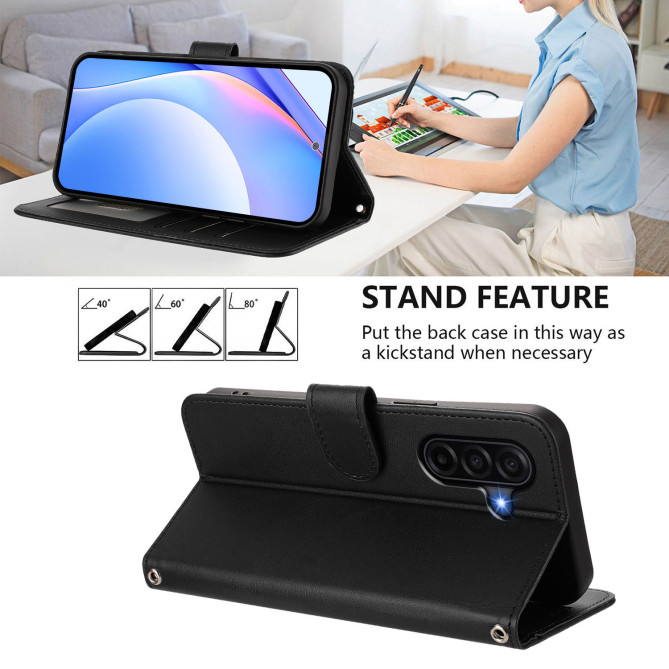 Housse Samsung Galaxy A37 Portefeuille RFID Veau